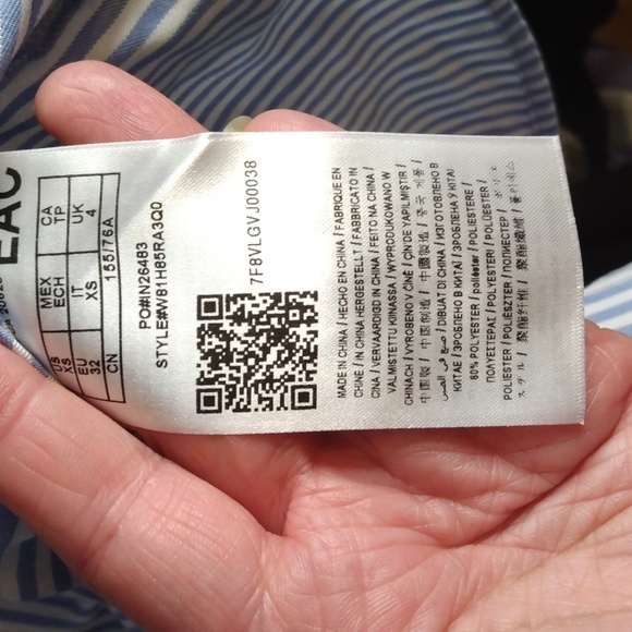 Guess women's long sleeve blouse Sz xsmall - Picture 13 of 17